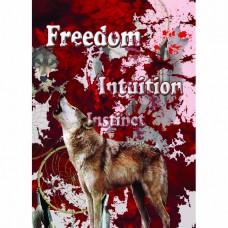 INSPIRAZIONS GREETING CARD ANIMAL SPIRIT GUIDES Freedom Wolf